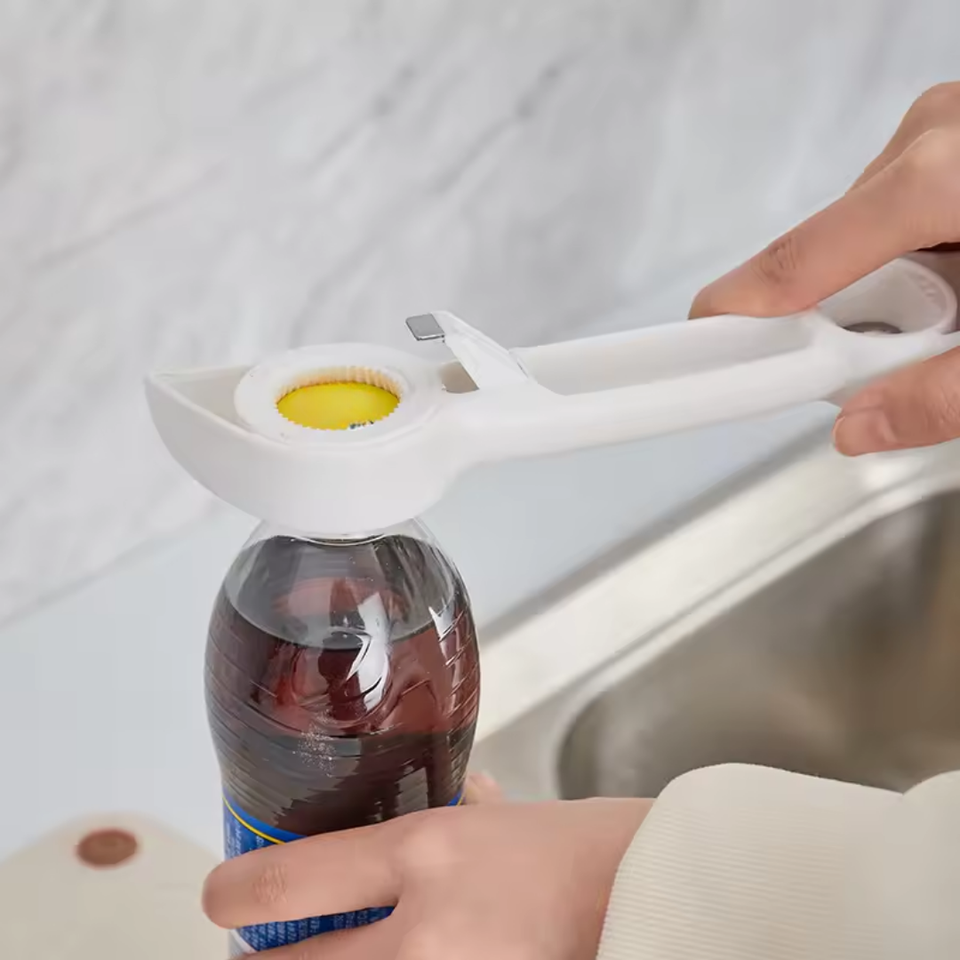 CapEase™ – 4-in-1 Flaschen- & Glasöffner für müheloses Öffnen [50 % Rabatt]