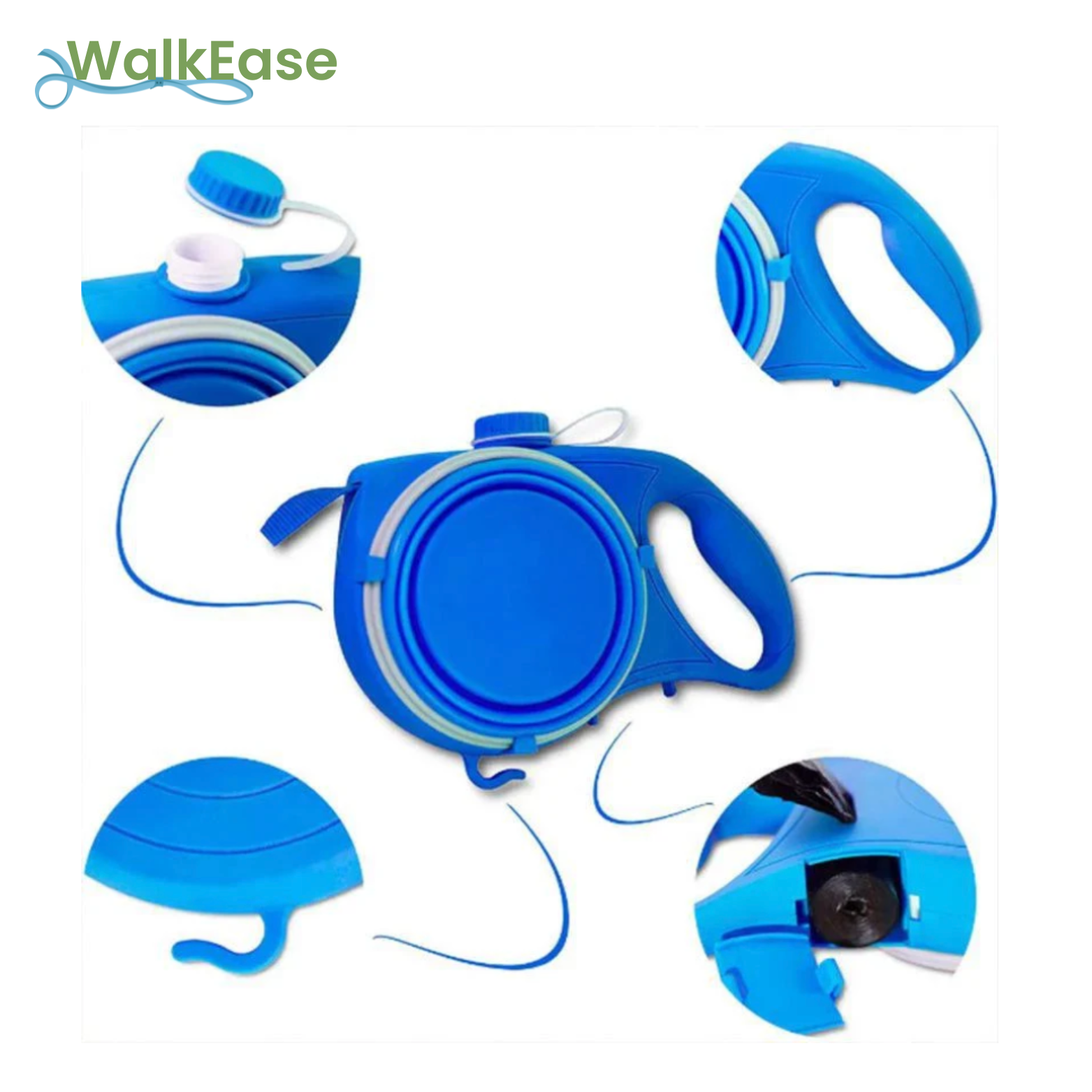 WalkEase™ – 5-in-1 Hundeleine für vielseitigen Spaziergangskomfort [50 % Rabatt]