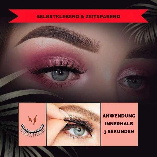 LashGlam™ – Selbstklebender Wimpernschmuck für funkelnde Augenblicke [1 + 1 Gratis]