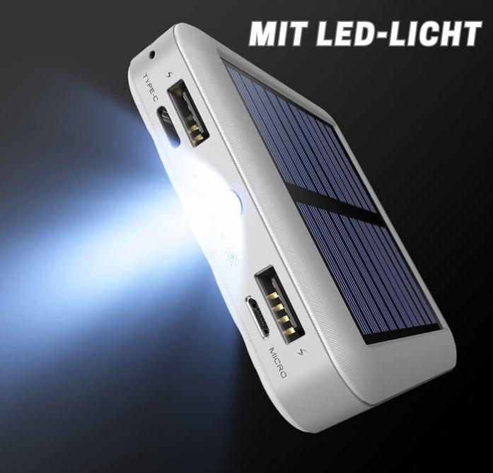 SunVault™ – Leistungsstarkes Solarstrom-Ladegerät für unterwegs [50 % Rabatt]