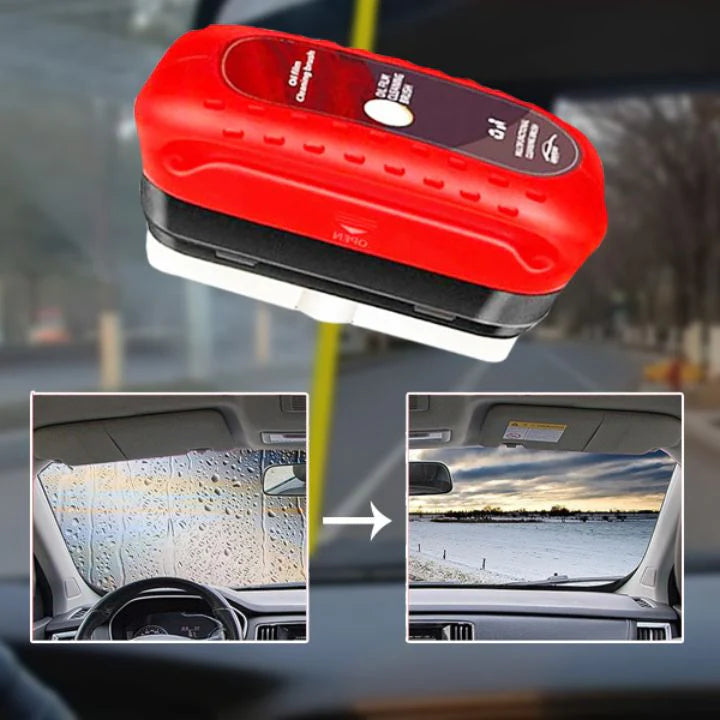 GlassClean™ – Automobil-Ölfilm-Reinigungsbürste | 1 + 1 Gratis