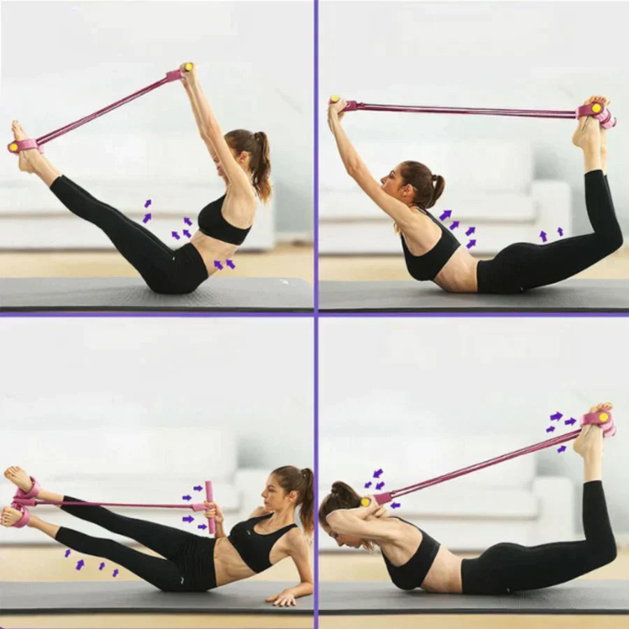RopeFit™ – Sit-ups, Zugseil & Fitness-Gummiband für effektives Ganzkörpertraining [50 % Rabatt]