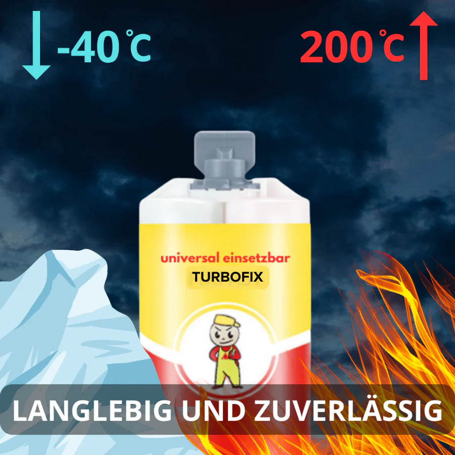 TurboFix™ – Schneller und Zuverlässiger Reparaturklebstoff | 1 + 1 Gratis