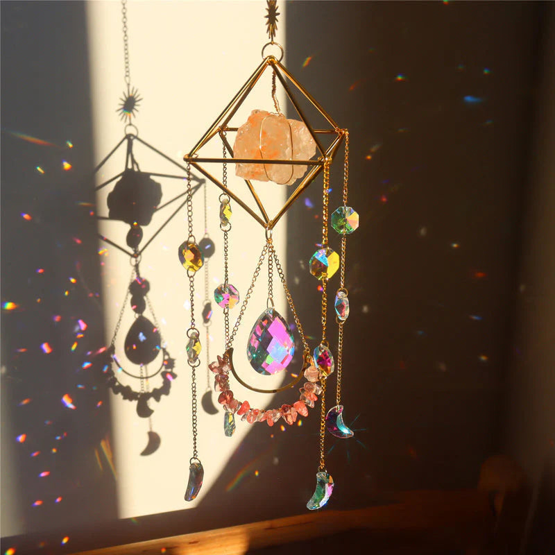 CrystalGlow™ – Mesmerizing Gemstone Wind Chime | 50% Rabatt