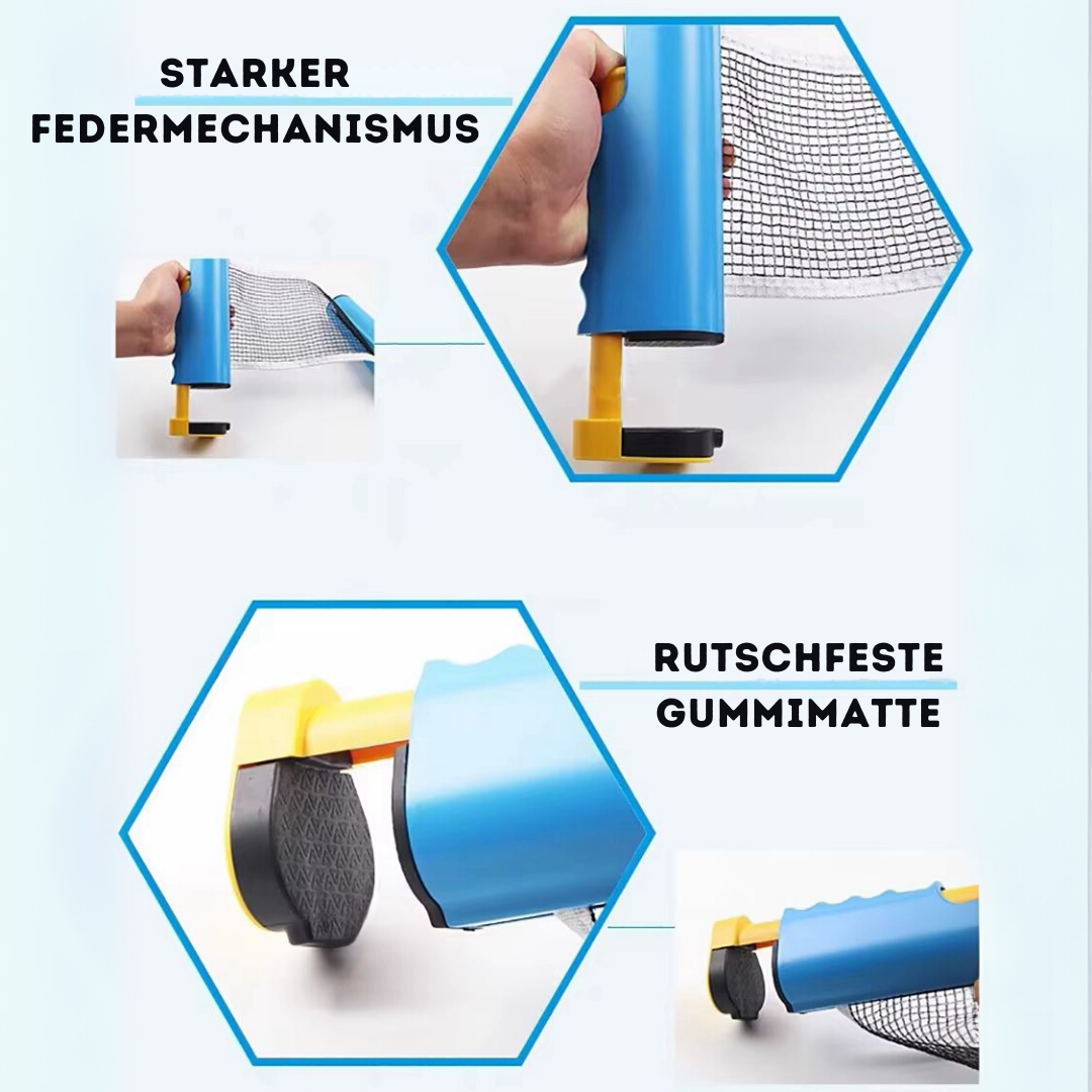TableFlex™ – Tischtennis-Spaß im Handumdrehen für drinnen und draußen [50% Rabatt]