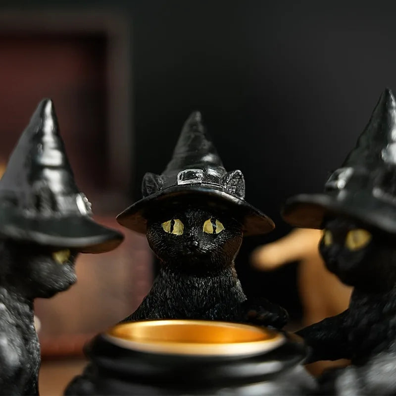 Kerzenhalter — geheimnisvolle Stimmung für Halloween