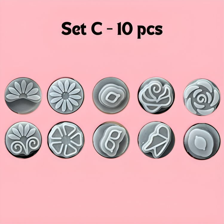 DesignPress™ – Schnelles Nagel-Design Stamping Set für kreative Nagelkunst [5 + 5 Gratis]