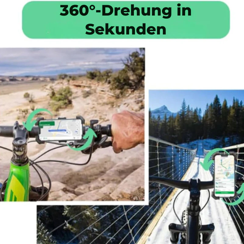 PhoneDock™ – Sichere Dreh-Telefonhalterung für Radfahrer | 50% Rabatt