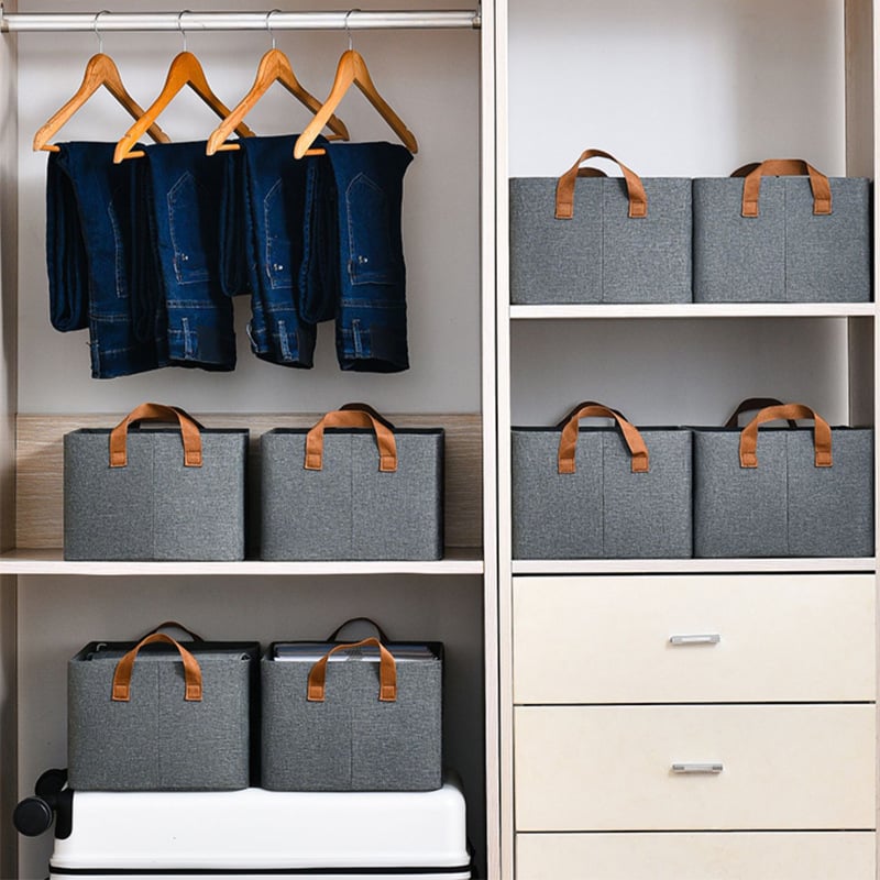 FoldBox™ - Faltbarer Textilschrank Für Ordnung Und Platzersparnis [50% Rabatt]