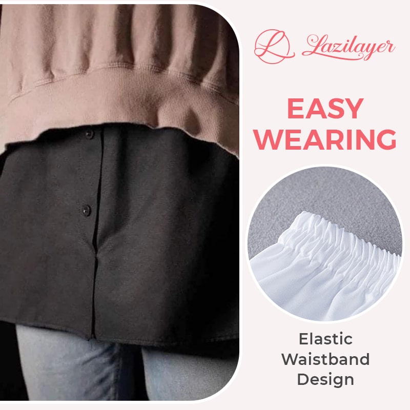 LaziLayer™ – Layering Shirt Extender für vielseitige Looks [50 % Rabatt]