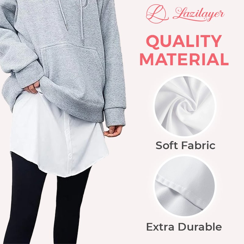 LaziLayer™ – Layering Shirt Extender für vielseitige Looks [50 % Rabatt]
