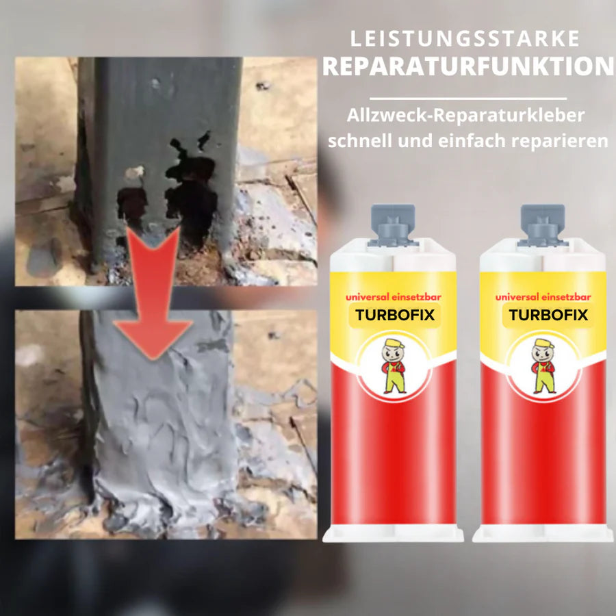 TurboFix™ – Schneller und Zuverlässiger Reparaturklebstoff | 1 + 1 Gratis
