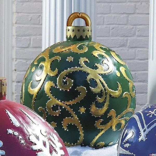 XMasGlobe™ – Große, aufblasbare Weihnachtskugel für festliche Dekoration [50 % Rabatt]