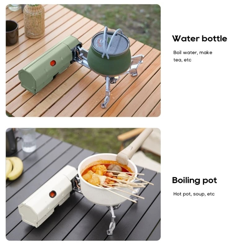 FlameFold™ – Kompakter, faltbarer Spyder-Gaskocher für Campingabenteuer [50 % Rabatt]