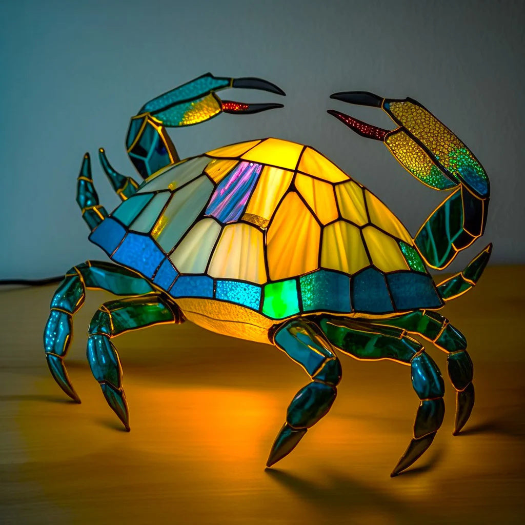 AvaArt Glasblock Tierlampe – Künstlerische LED Tischlampe mit Tiermotiv
