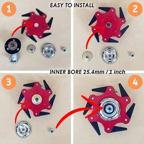 50% Rabatt | SteelBlade™ - Unkrauttrimmer - 6-Stahl-Rasierklinge
