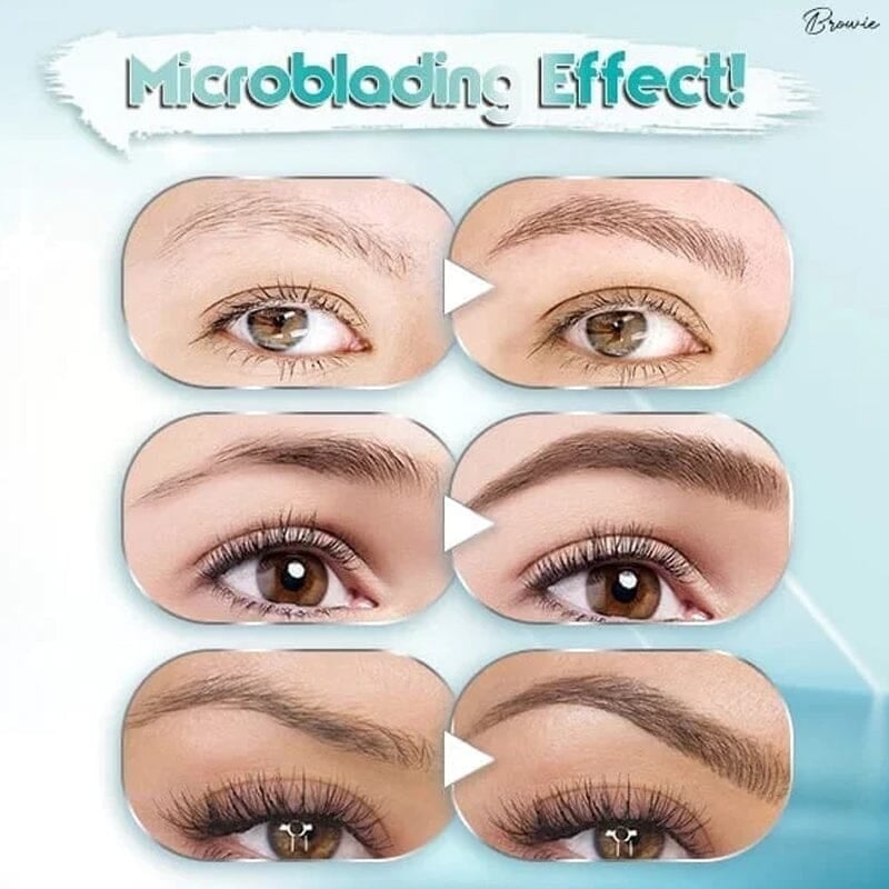 3D Waterproof Augenbrauenstift – Microblading Effekt für perfekte Brauen