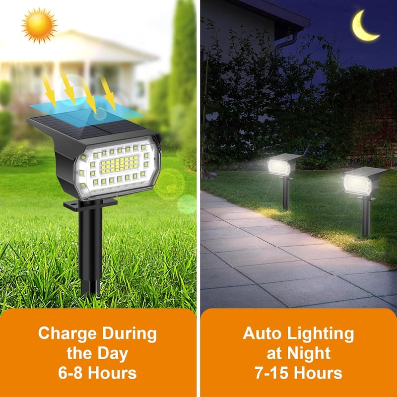 50% Rabatt | SolarSpot™ – Wetterfeste Gartenbeleuchtung mit 3 Helligkeitsstufen