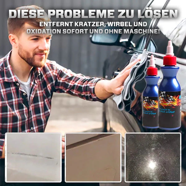 ScratchFix™ – Sofortiger Auto-Kratzer- und Wirbel-Entferner | 1 + 2 Gratis