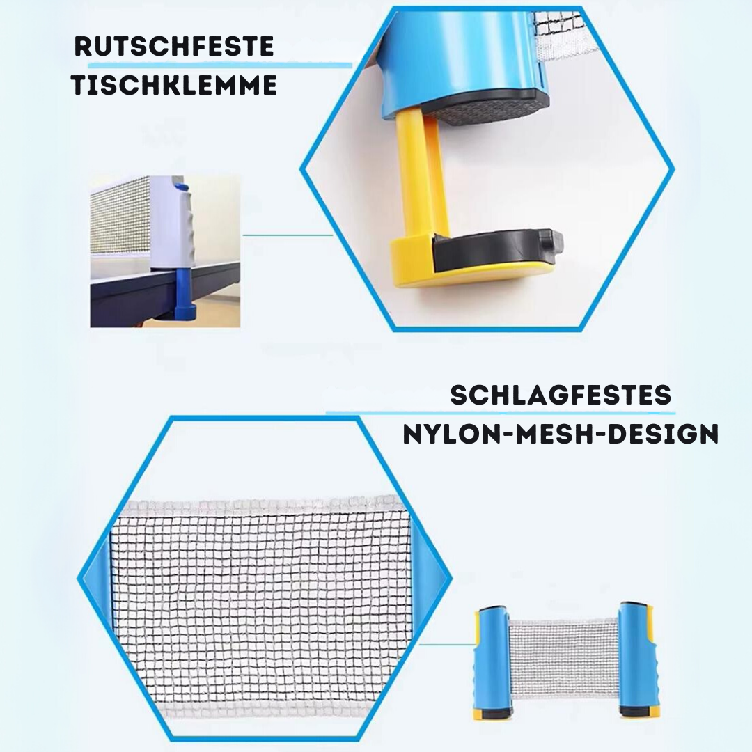 TableFlex™ – Tischtennis-Spaß im Handumdrehen für drinnen und draußen [50% Rabatt]
