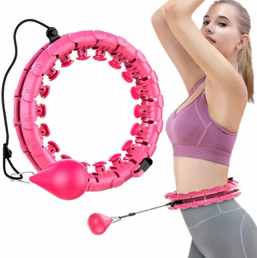 HulaFit™ – Dynamischer Hula-Hoop-Reifen zur Taillenformung | 50% Rabatt