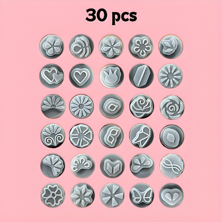 DesignPress™ – Schnelles Nagel-Design Stamping Set für kreative Nagelkunst [5 + 5 Gratis]