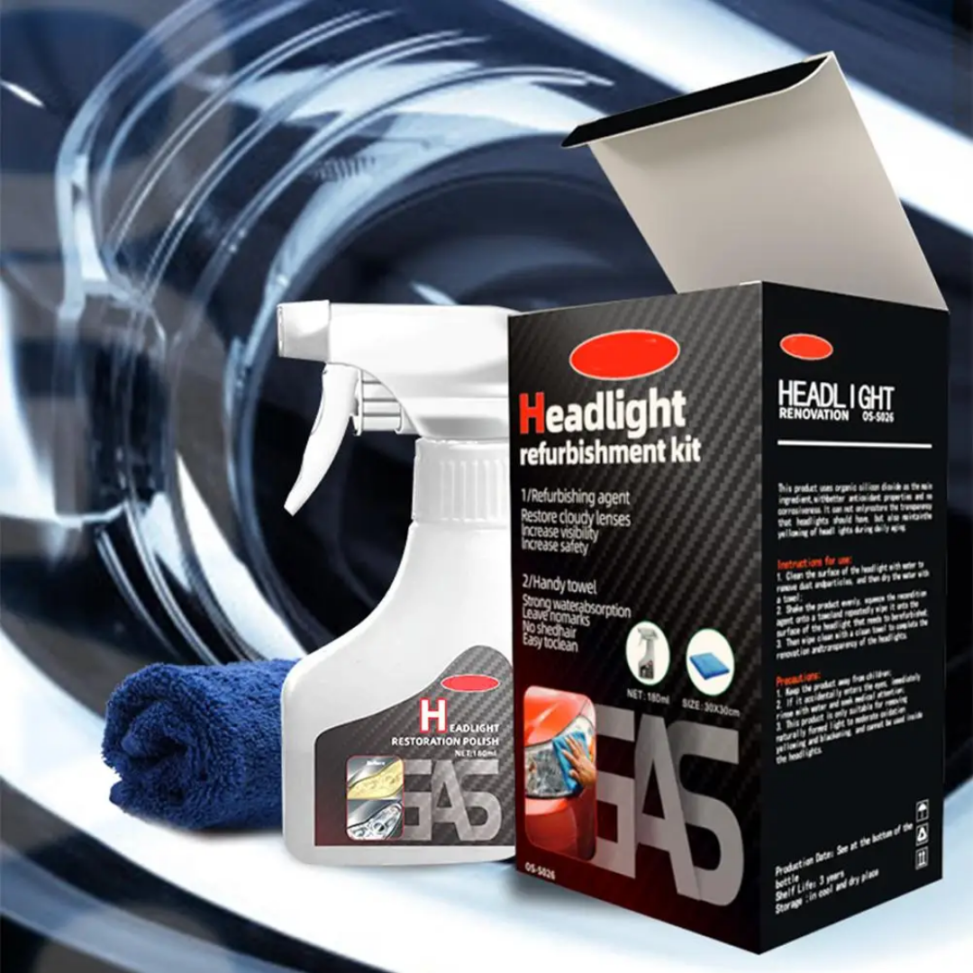 PureView™ – Scheinwerfer-Reparatur-Set für klare & strahlende Sicht [50 % Rabatt]