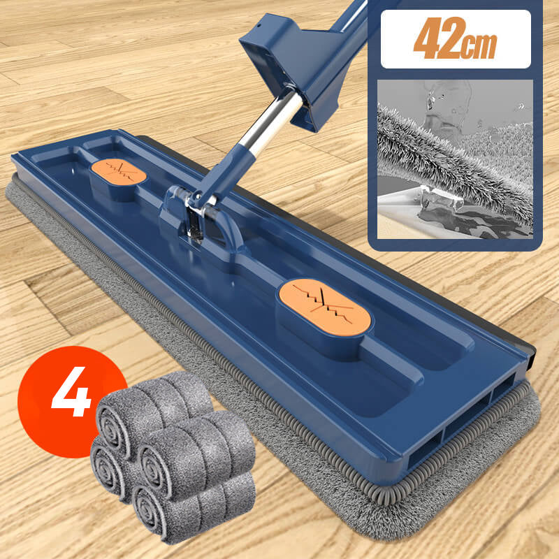 MopPro™ – Großer Flachmopp mit Auswringfunktion | 50% Rabatt