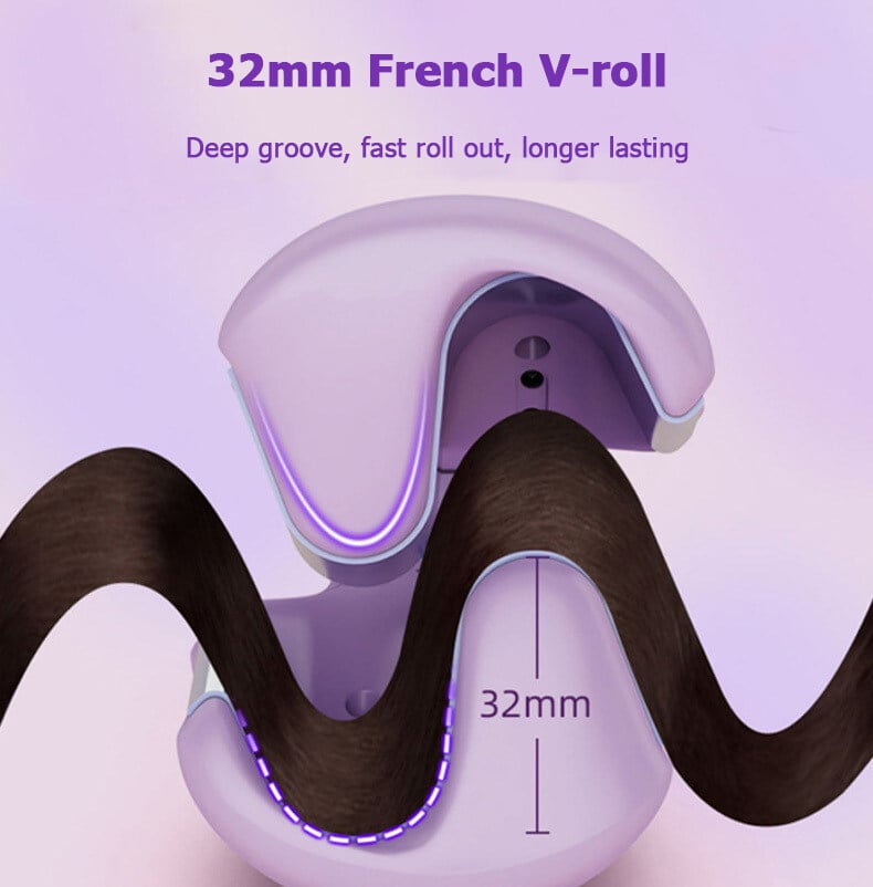 CurlsPro™ – Französischer Wellen-Lockenstab für traumhafte Locken [50 % Rabatt]