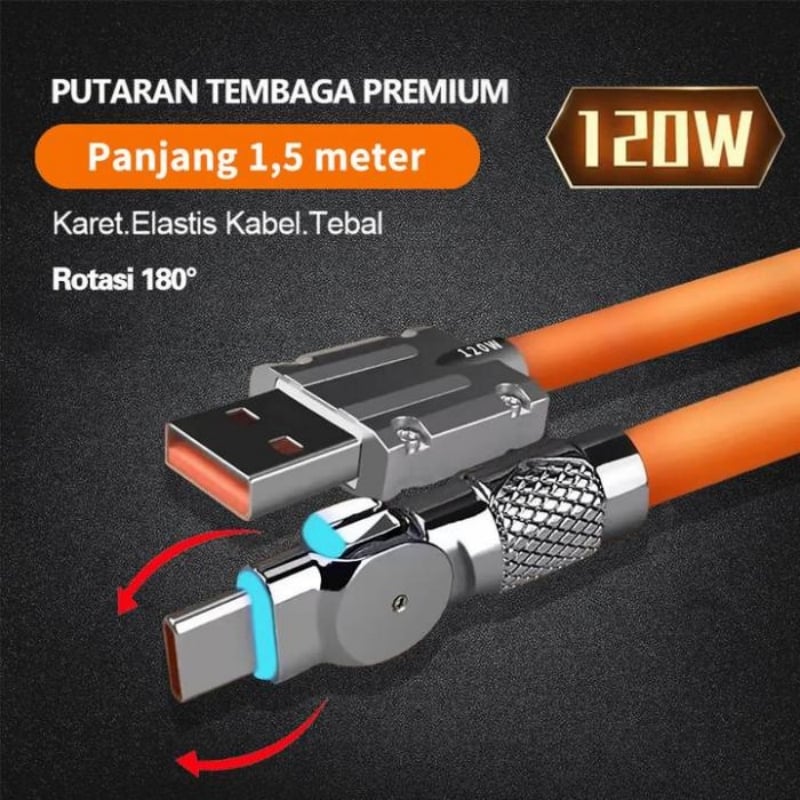 LedCharge™ – 540° drehbarer Stecker & USB-Kabel für ultraschnelles Laden [50 % Rabatt]