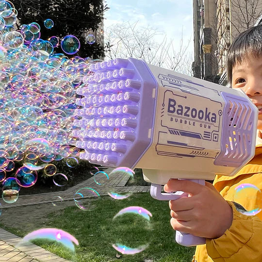 BubbleBlast™ – Ultimative Seifenblasenpistole für Endlosen Spaß | 50% Rabatt