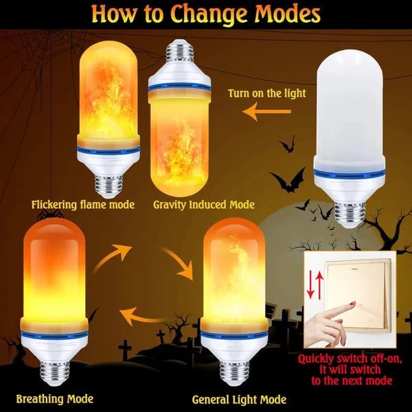 BlazeBulb™ - LED-Flammenlampe Für Romantische Lichtstimmung [50% Rabatt]