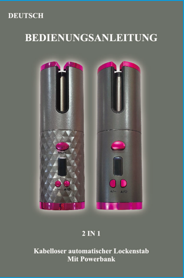 Twirluxe Kabelloser Lockenstab – Automatisch, Keramik, Haarschonend, Tragbar, Professionelles Styling