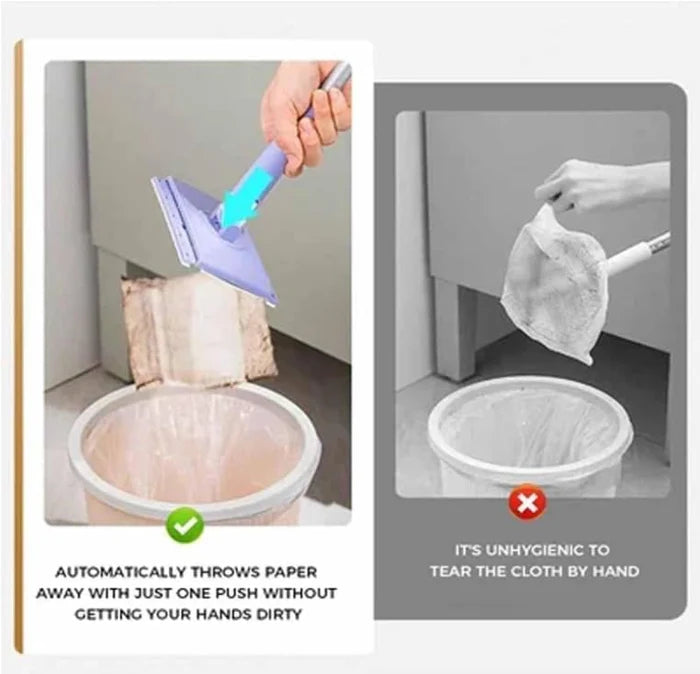 UltraClean™ – Automatischer Wischmopp mit Wischtuchwechselclip | 50% Rabatt