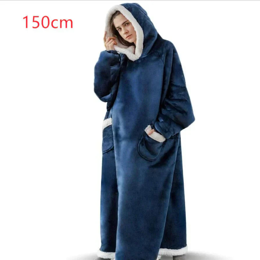 ComfyBlanket™ – Ultrawarmer Sherpa-Fleece-Hoodie für extra Gemütlichkeit [50 % Rabatt]