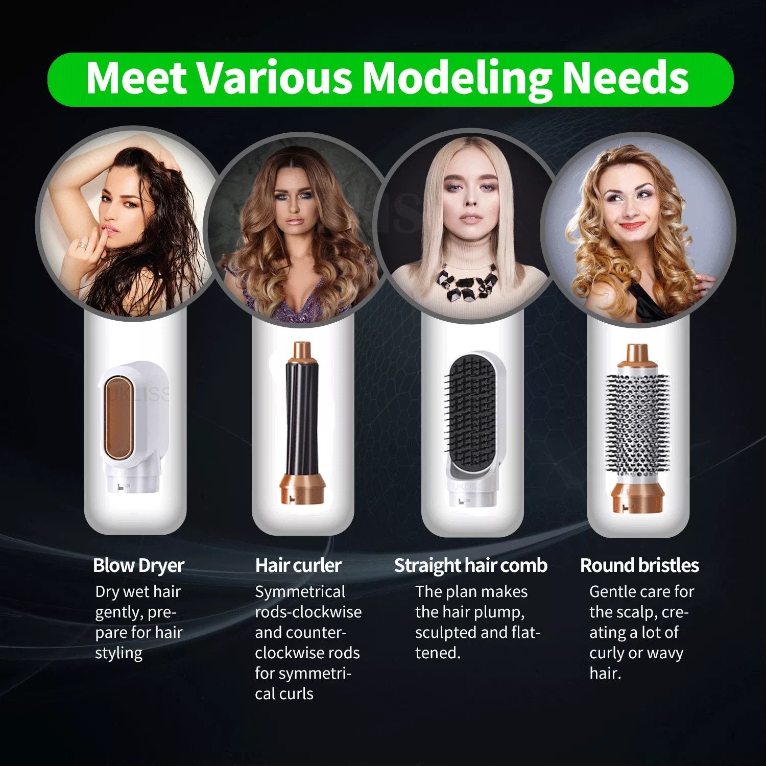 GlamWave™ – Vielseitiges Styling-Tool für müheloses Haarstyling [50 % Rabatt]