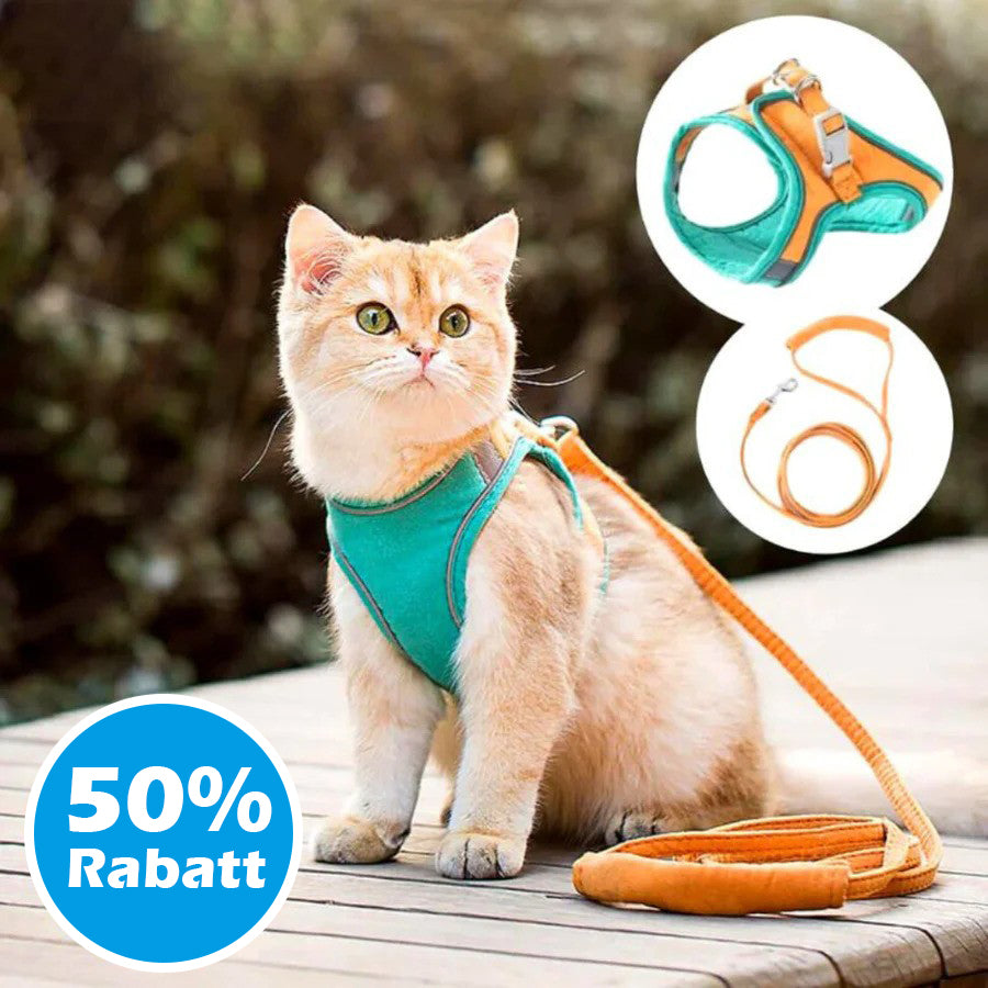 50% Rabatt | CatHarnes™ Komfortables Katzengeschirr