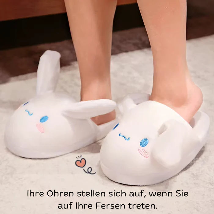 CozyToes™ Moving Ears Plüsch-Hausschuhe | 50% Rabatt