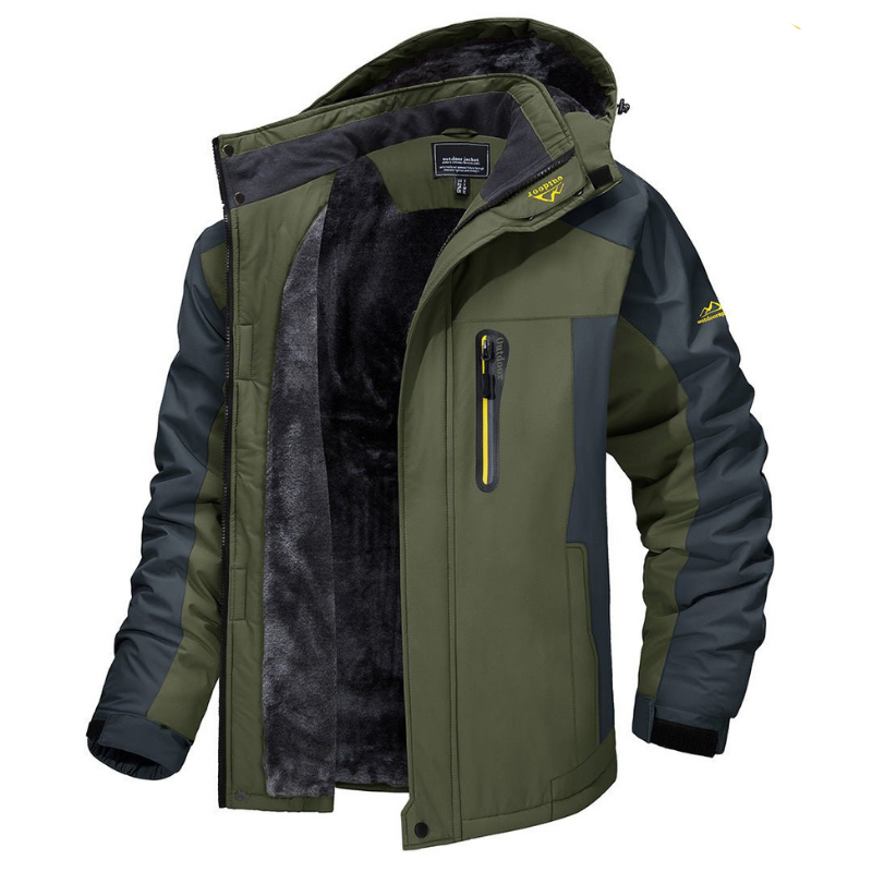 Wasserdichte Herren Winterjacke – warm & robust für extreme Kälte