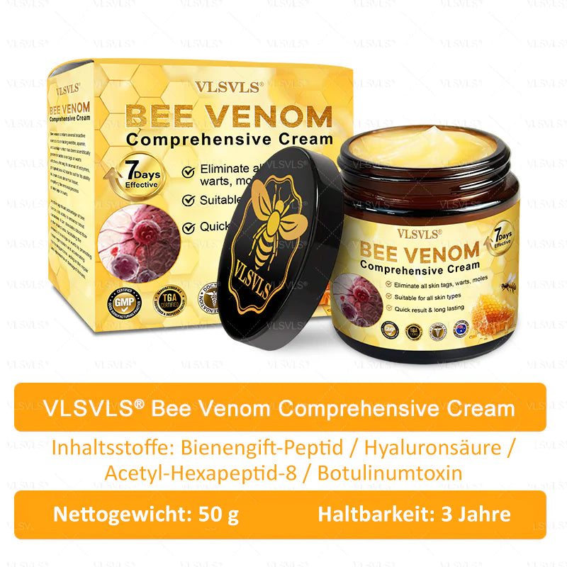 HealSkin™ – Straffende Anti-Aging-Creme mit Bienengift-Peptiden [1 + 1 Gratis]