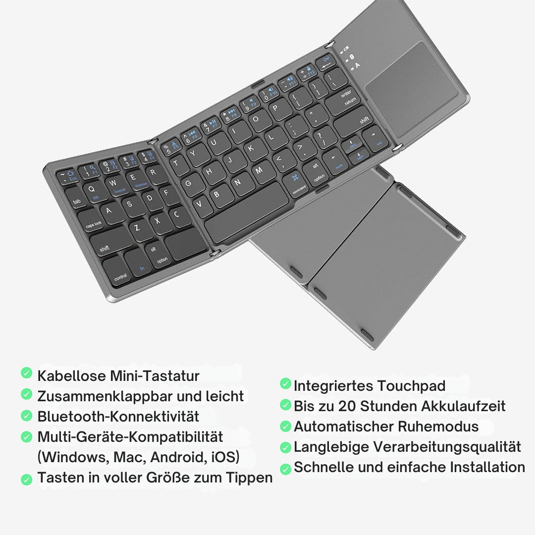 FlexBoard™ – Mini Bluetooth Tastatur für flexibles und bequemes Tippen [50 % Rabatt]