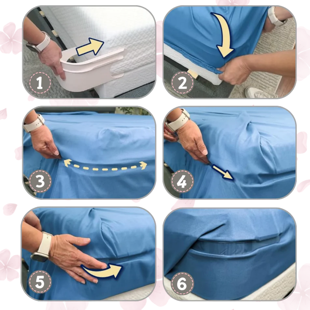 2 + 2 Gratis | BedGrip™ - Klammern für Bettlakenhalter