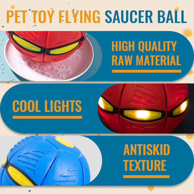 PetToy™ – Verformbarer Flying Saucer Ball | 50% Rabatt