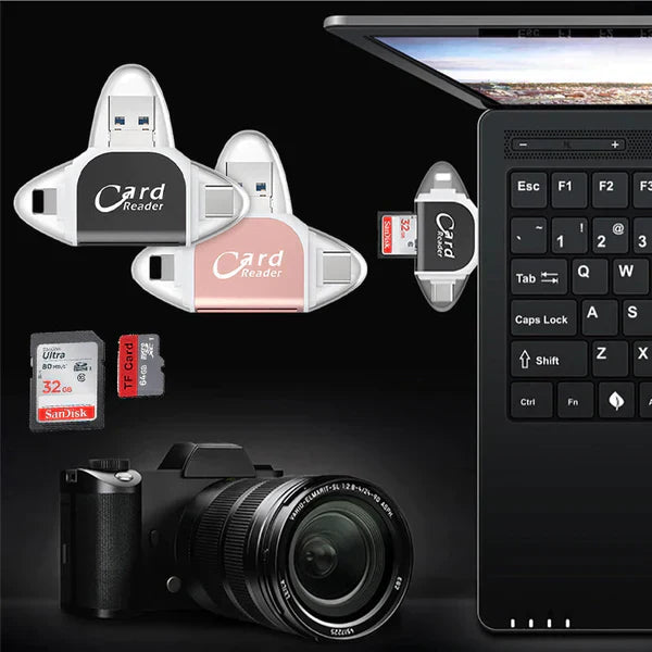 MultiPort™ – 4-in-1 Universal-Multiport SD/TF-Kartenleser | 50% Rabatt