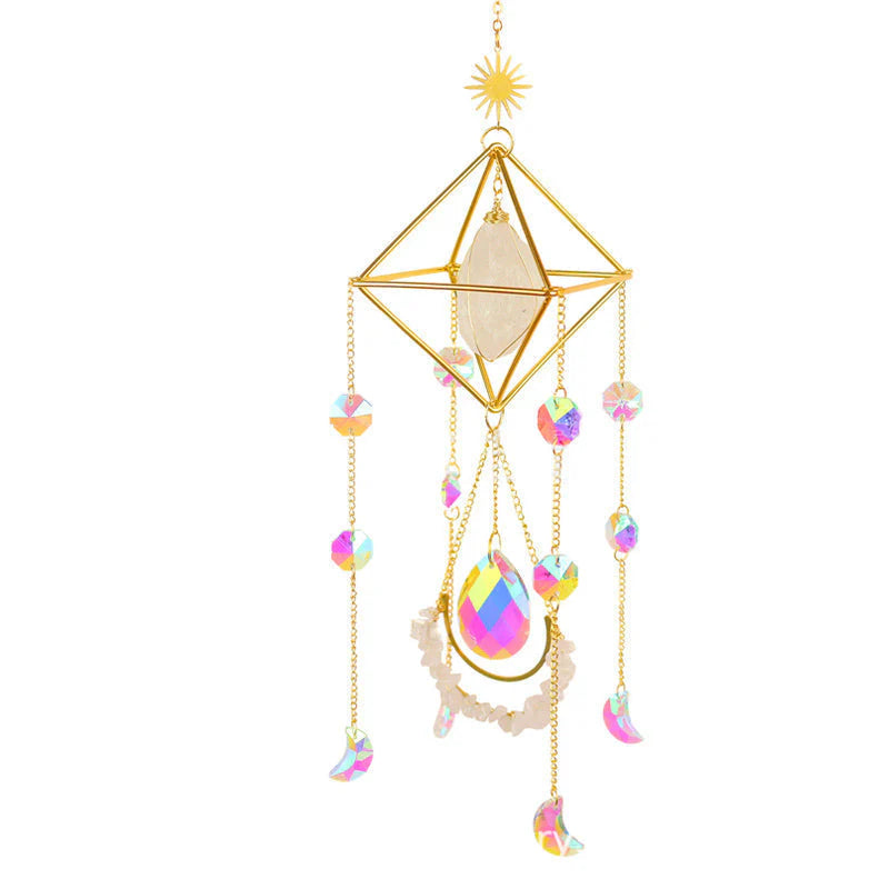 CrystalGlow™ – Mesmerizing Gemstone Wind Chime | 50% Rabatt