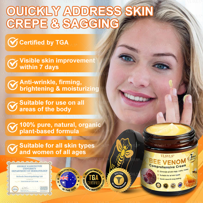 1 + 1 Gratis | AntiAge™ – Straffende Anti-Aging-Creme mit Bienengift-Peptiden