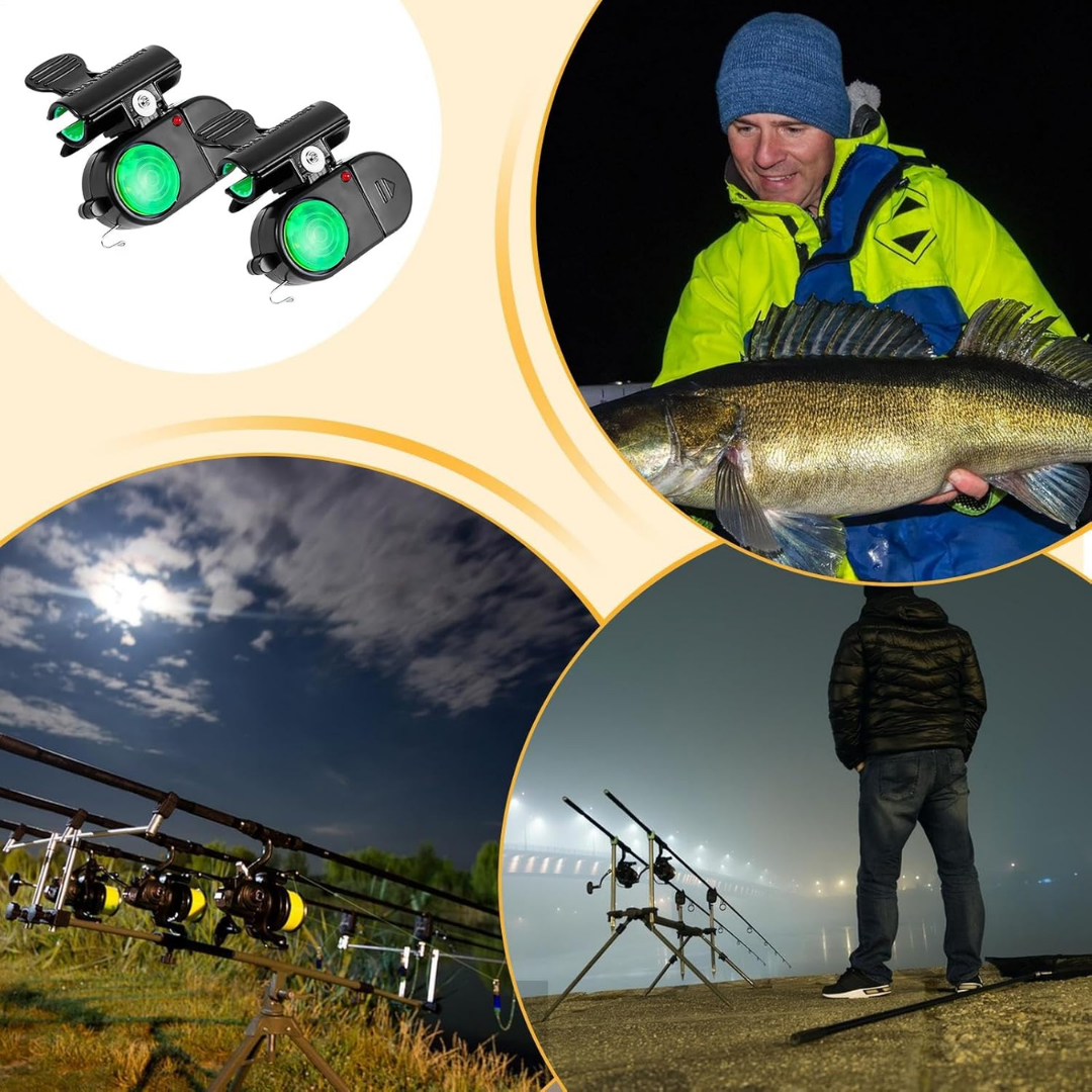 FishPulse™ – LED-Licht-Angelalarm für sicheres und präzises Angeln [50 % Rabatt]