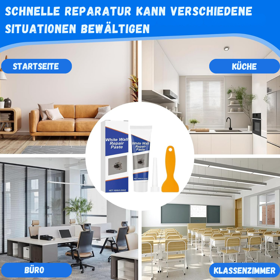 WandFix™ – Schnelle und einfache Wandreparaturpaste für glatte Oberflächen [1 + 1 Gratis]