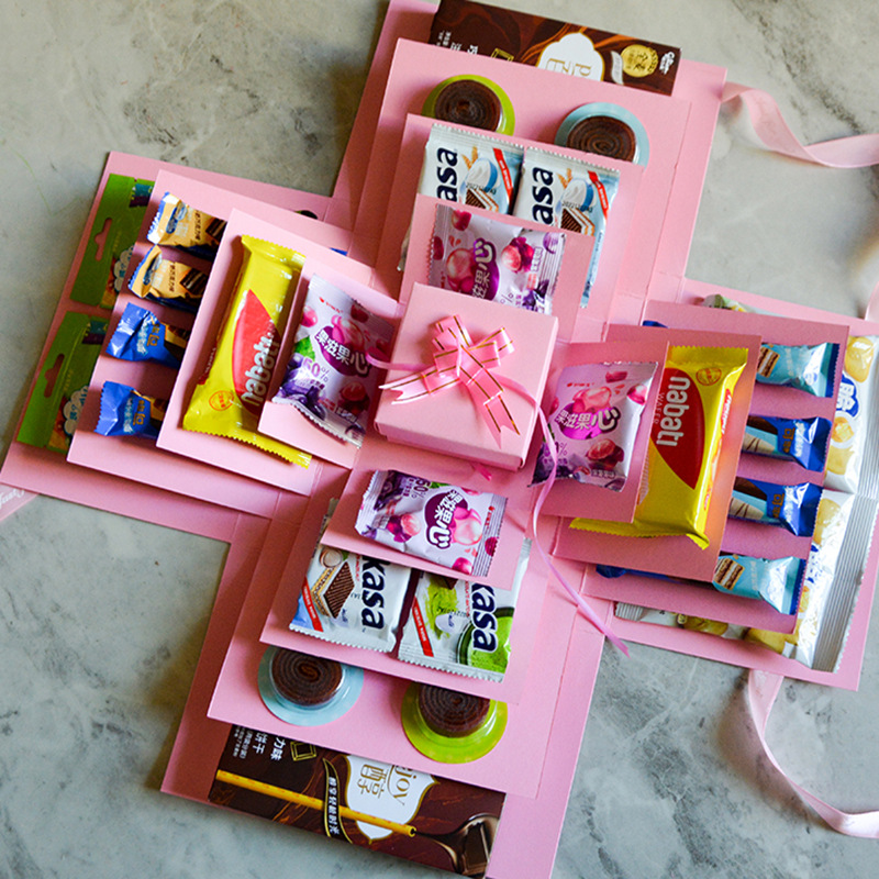 GiftBox™ – 5-lagiges Nesting-Design, anpassbare Überraschungsbox für besondere Anlässe [50 % Rabatt]