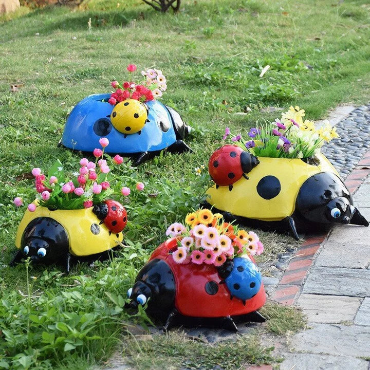 LadyBug™ Bunter Marienkäfer Blumentopf | 50% Rabatt